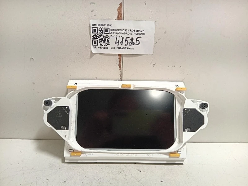 Quadro Strumenti 9820811780 Citroen DS3 Crossback 2018