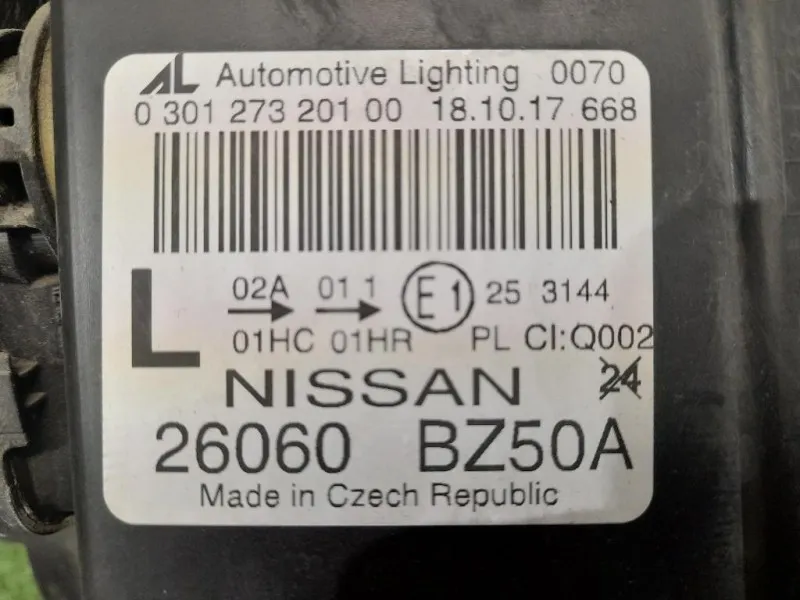 Proiettore ANT SX 26060BZ50A NV400 Nissan Nv400 2012