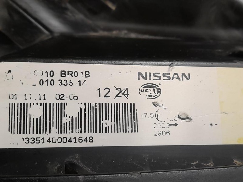 Proiettore ANT SX 26060BR00B Nissan Qashqai I 2010