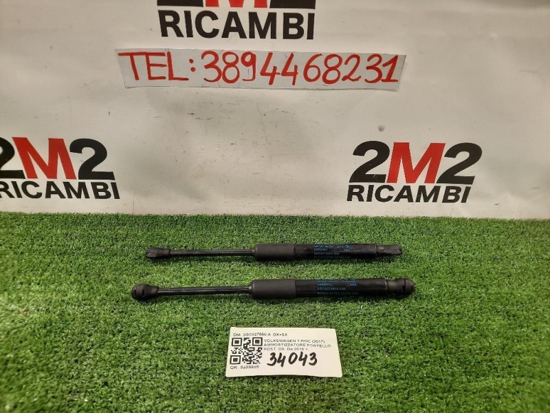 Ammortizzatore Portello POST DX 2GC827550A DX+SX Volkswagen T-roc 2017