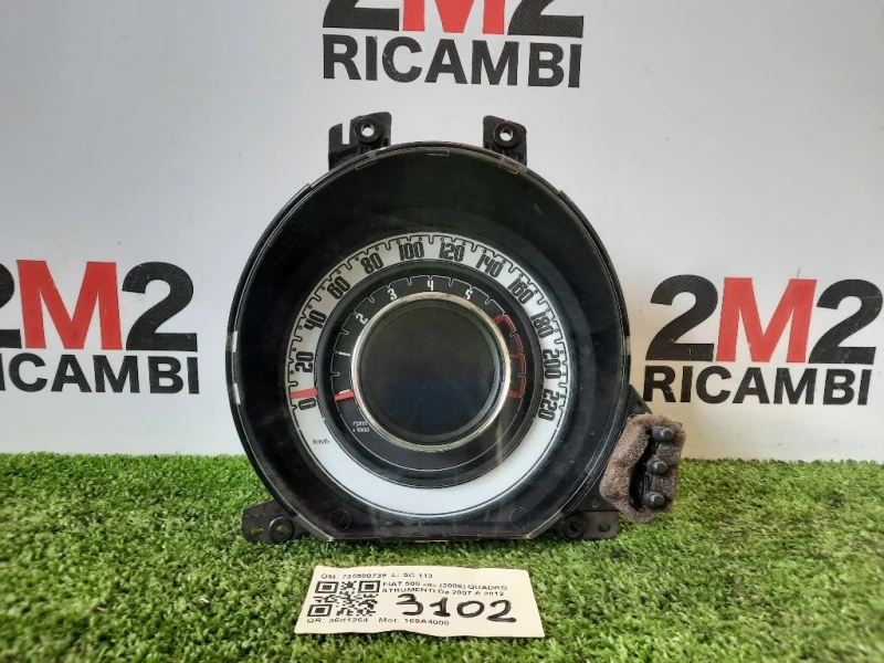 Quadro Strumenti 735590739 Fiat 500 II 2008