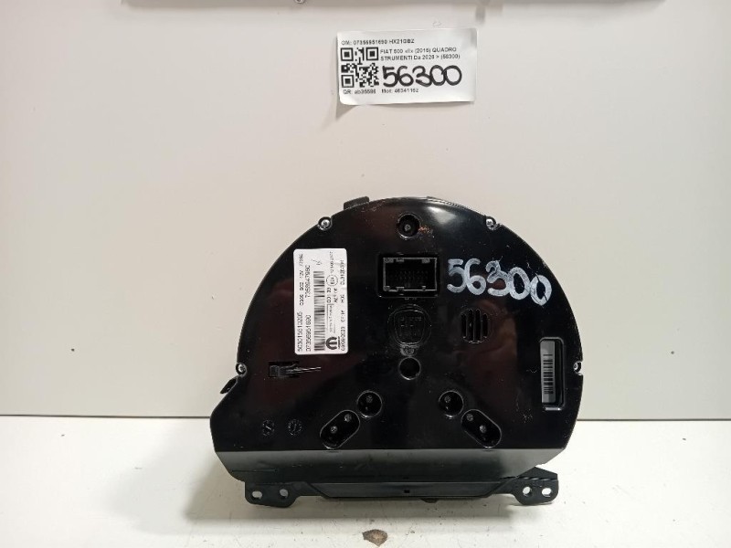 Quadro Strumenti 07356951690 Fiat 500 II 2015