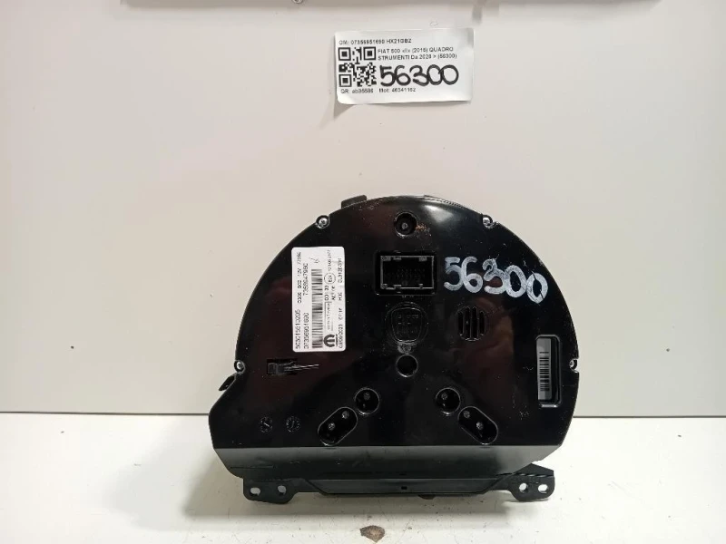 Quadro Strumenti 07356951690 Fiat 500 II 2015