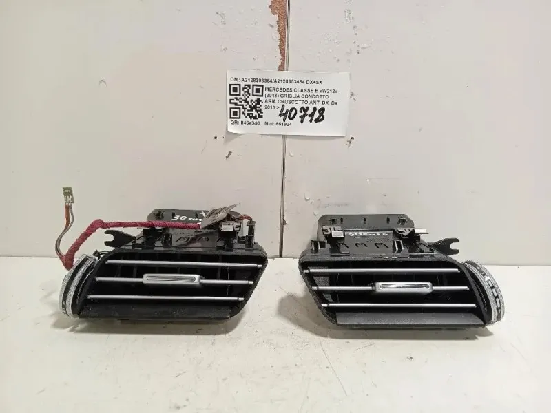Griglia Condotto ARIA Cruscotto ANT DX A2128303354A2128303454 DX+SX Mercedes Classe E W212 2013