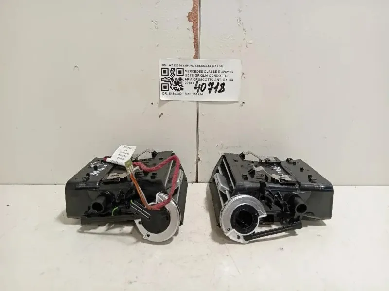 Griglia Condotto ARIA Cruscotto ANT DX A2128303354A2128303454 DX+SX Mercedes Classe E W212 2013