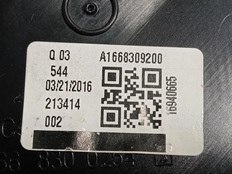 Griglia Condotto ARIA Cruscotto ANT DX A1668309200 Mercedes Classe GLE W166 2015
