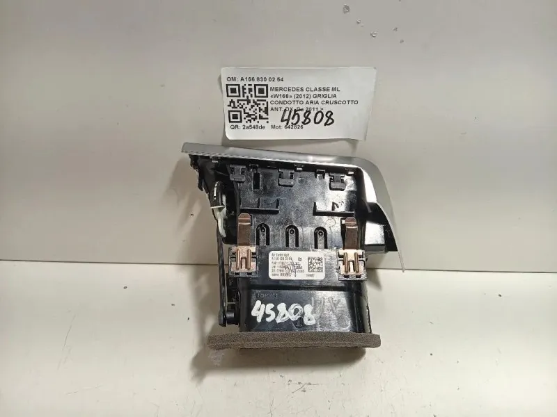 Griglia Condotto ARIA Cruscotto ANT DX A166 830 02 54 Mercedes Classe ML W166 2012