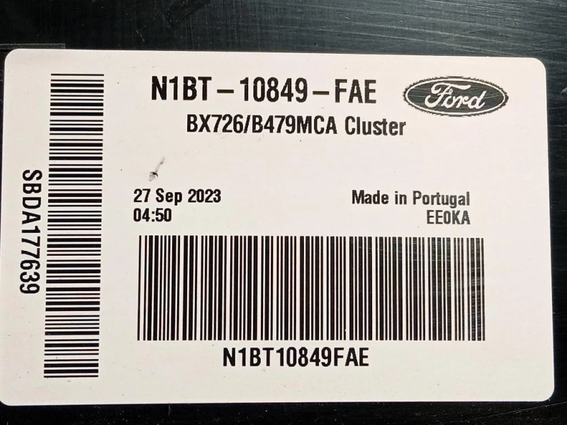 Quadro Strumenti N1BT-10849-FAE Ford PUMA II 2024