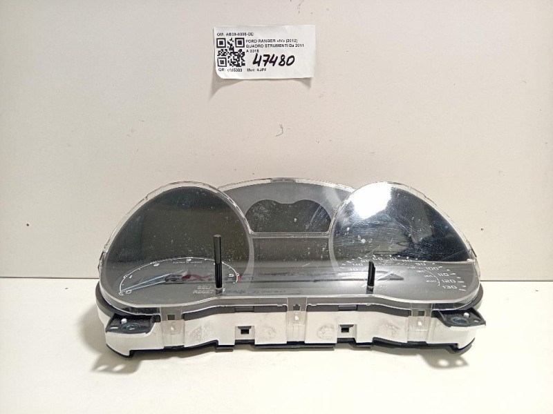 Quadro Strumenti AB3910849CG Ford Ranger IV 2012