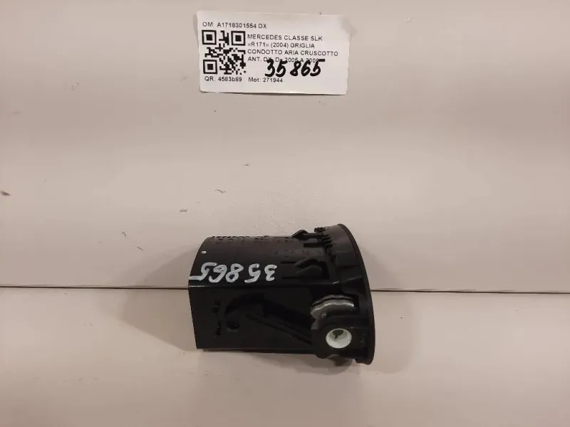 Griglia Condotto ARIA Cruscotto ANT DX A1718301554 DX Mercedes Classe SLK R171 2004