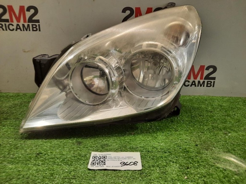 Proiettore ANT SX 1LG27037043 Opel Astra H 2005