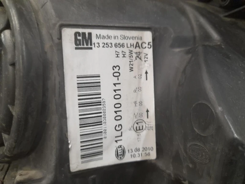 Proiettore ANT SX 13253656 Opel Astra J 2010