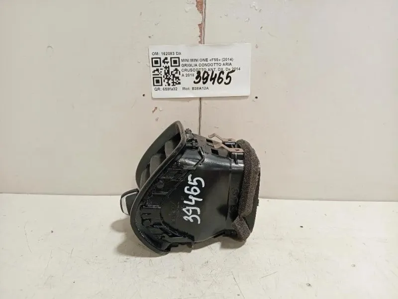 Griglia Condotto ARIA Cruscotto ANT DX 162083 DX Mini MINI ONE F55 2014