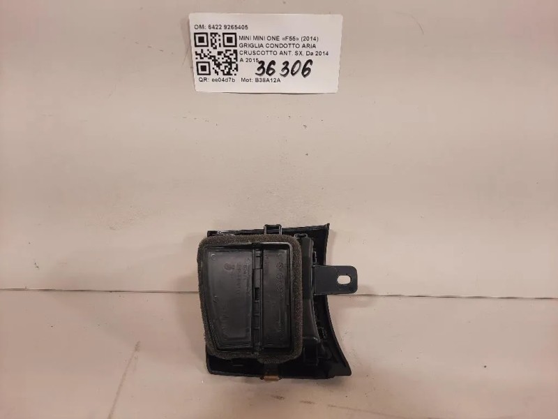 Griglia Condotto ARIA Cruscotto ANT DX 6422 9265405 Mini MINI ONE F55 2014