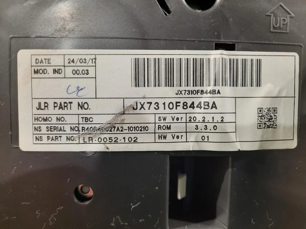 Quadro Strumenti JX73-10F844-BA Jaguar XE 2015