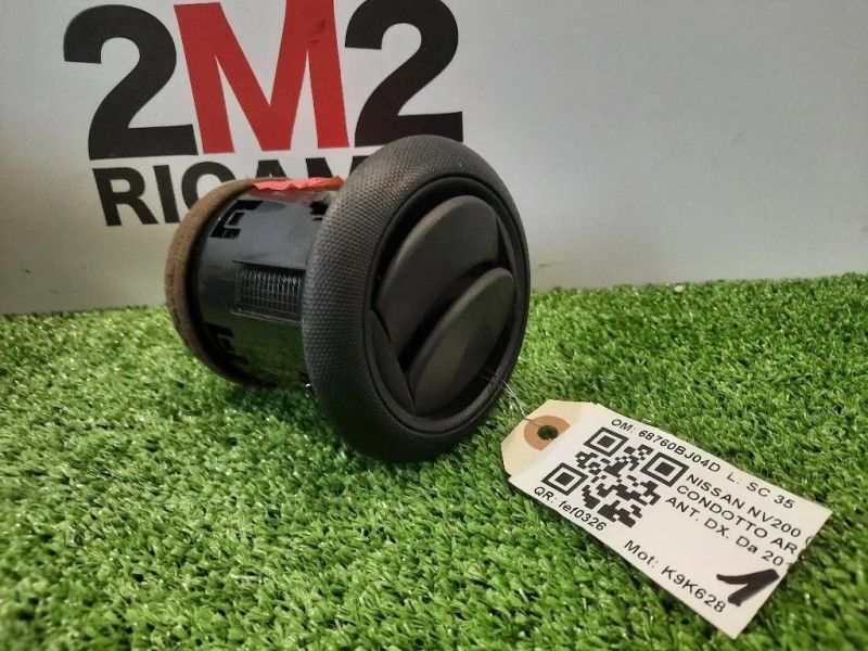 Griglia Condotto ARIA Cruscotto ANT DX 68760BJ04D Nissan Nv200 2009