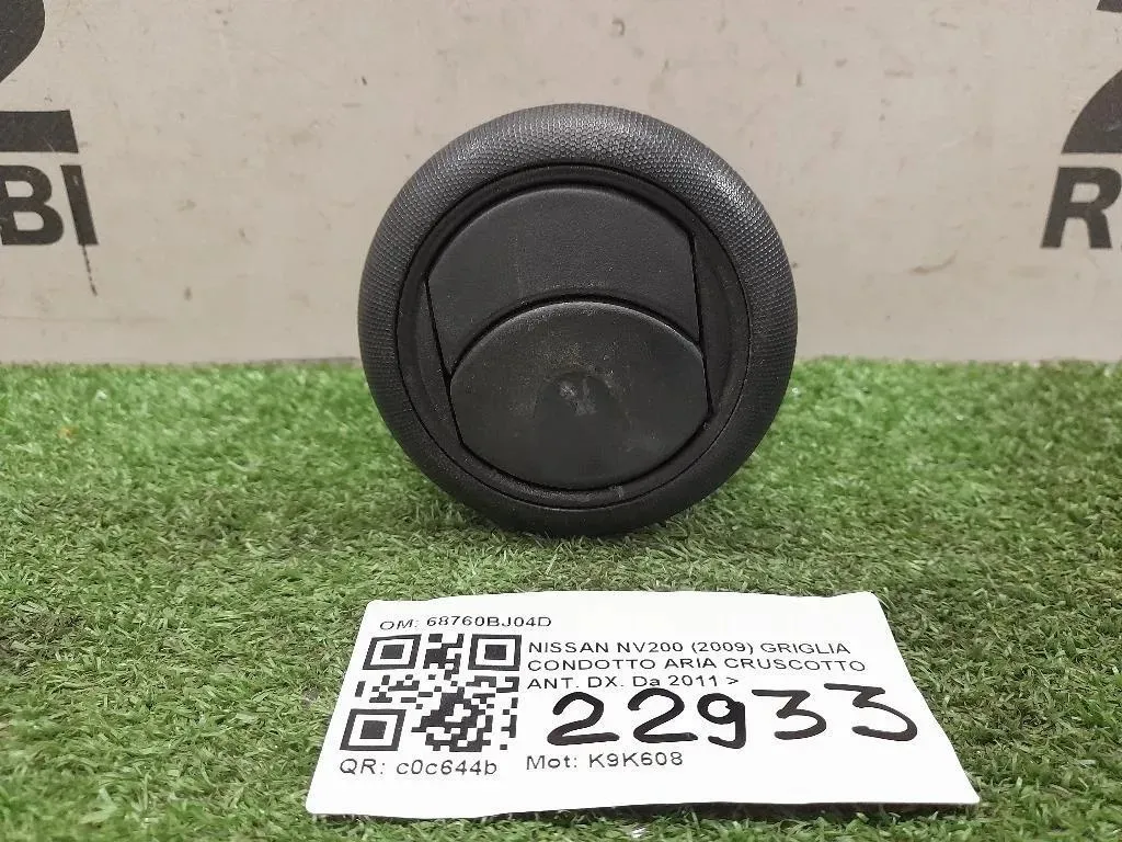 Griglia Condotto ARIA Cruscotto ANT DX 68760BJ04D Nissan Nv200 2009