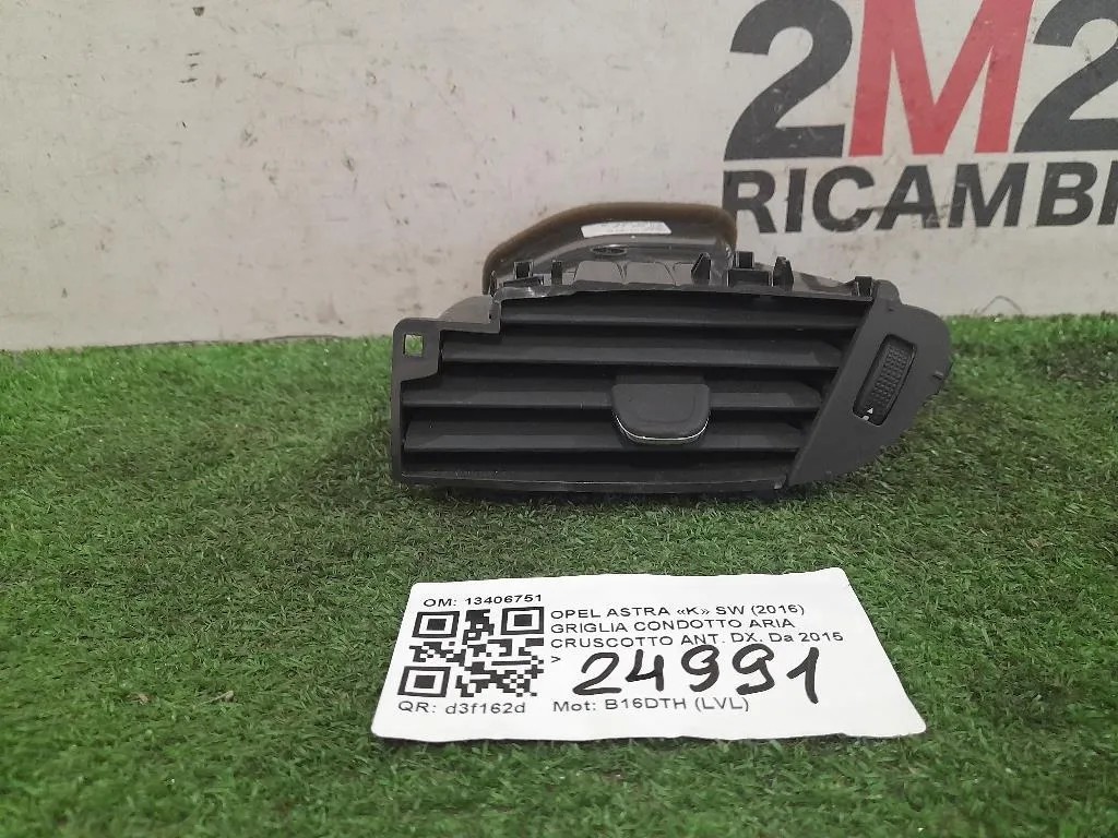 Griglia Condotto ARIA Cruscotto ANT DX 13406751 Opel Astra K SW 2016