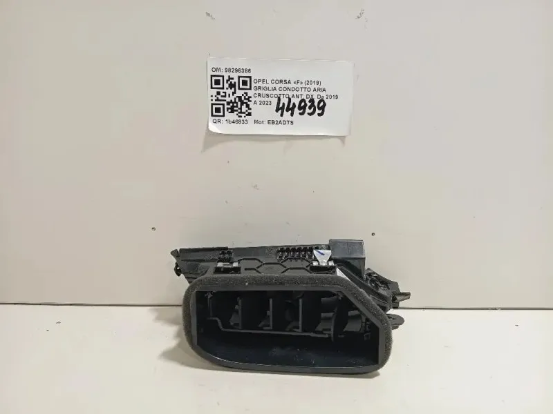 Griglia Condotto ARIA Cruscotto ANT DX 98296386 Opel Corsa F 2019