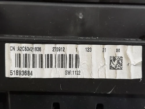 Quadro Strumenti Lancia Ypsilon III 2015