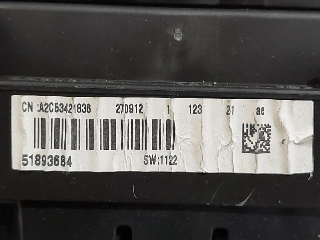 Griglia Condotto ARIA Cruscotto ANT DX 13262802 Opel Meriva B 2010