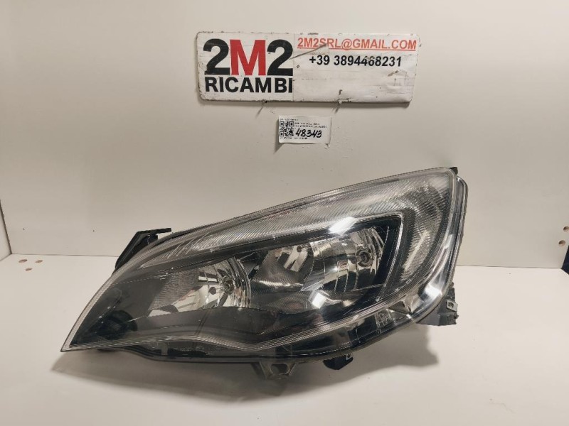 Proiettore ANT SX 1LG01001163 Opel Astra J 2012
