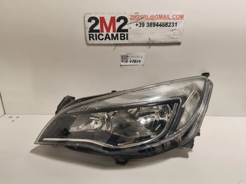 Proiettore ANT SX 1LG01001169 Opel Astra J 2012