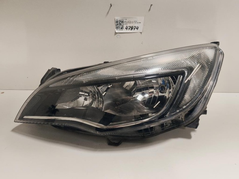 Proiettore ANT SX 1LG01001169 Opel Astra J 2012