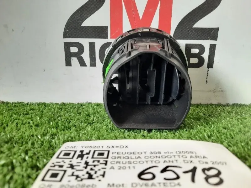 Griglia Condotto ARIA Cruscotto ANT DX Y05201 SXDX Peugeot 308 I 2008