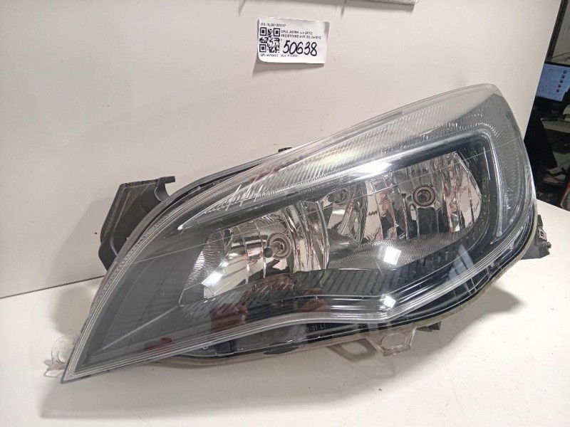 Proiettore ANT SX 1LG01001117 Opel Astra J 2012