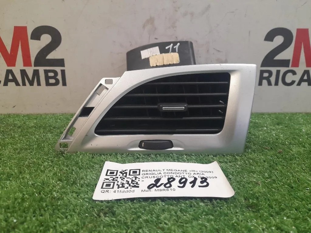 Griglia Condotto ARIA Cruscotto ANT DX  Renault Mégane III 2009
