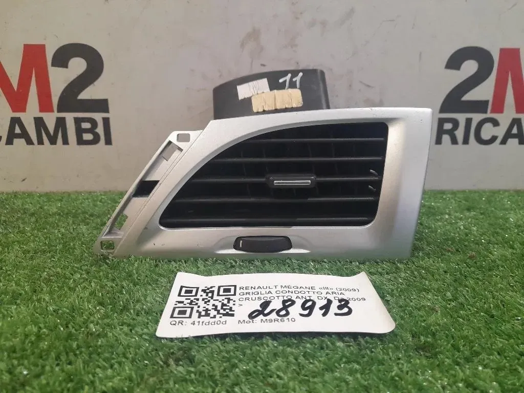 Griglia Condotto ARIA Cruscotto ANT DX Renault Mégane III 2009