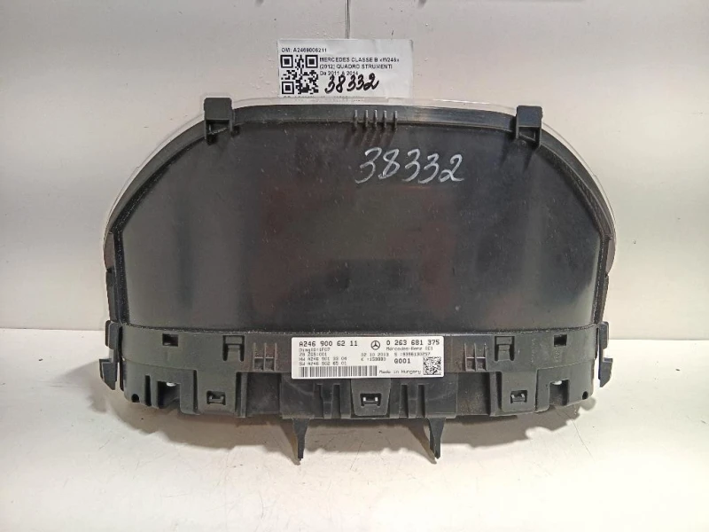 Quadro Strumenti A2469006211 Mercedes Classe B W246 2012