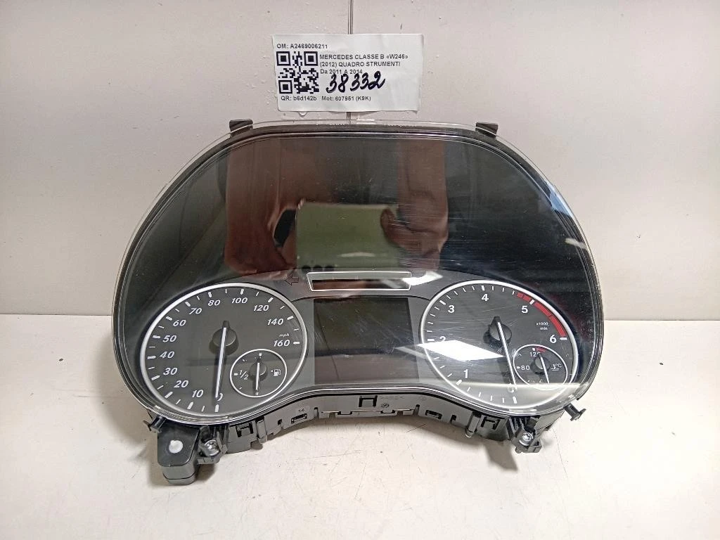 Quadro Strumenti A2469006211 Mercedes Classe B W246 2012