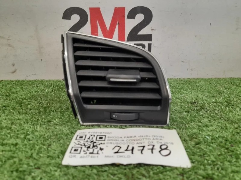Griglia Condotto ARIA Cruscotto ANT DX 6V0819702C Skoda Fabia NJ3 2018
