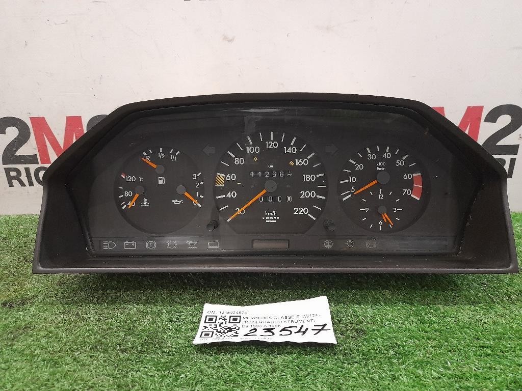 Quadro Strumenti 1245434524 Mercedes Classe E W124 1985