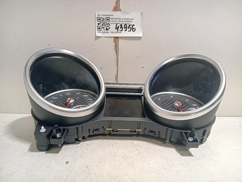 Quadro Strumenti A2929000002 Mercedes Classe GLE W166 2015