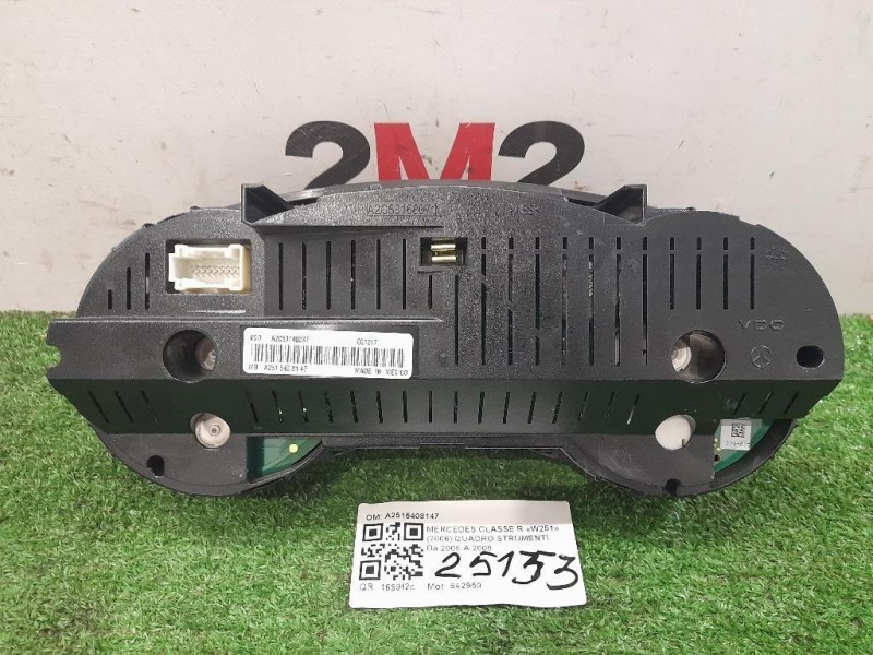 Quadro Strumenti A2515408147 Mercedes Classe R W251 2006