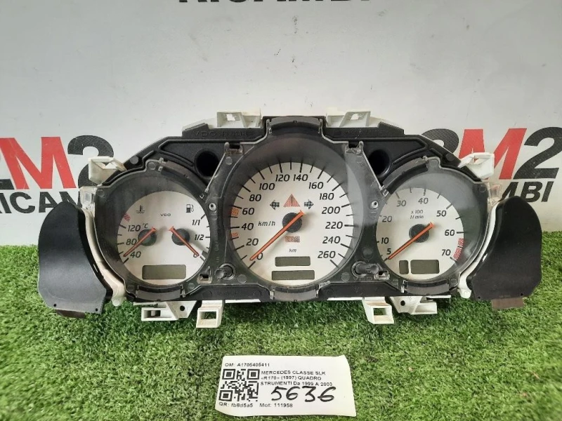 Quadro Strumenti A1705405411 Mercedes Classe SLK R170 1997