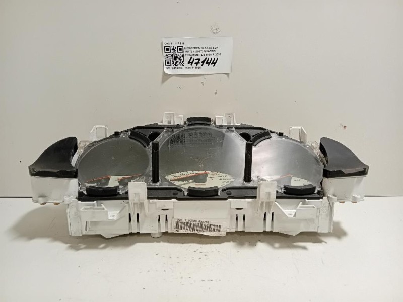 Quadro Strumenti 81 117 916 Mercedes Classe SLK R170 1997