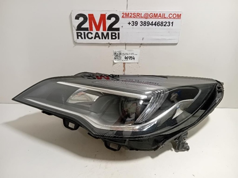 Proiettore ANT SX 39158007 Opel Astra K 2016