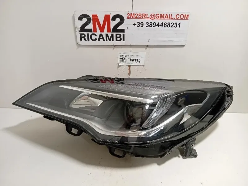 Proiettore ANT SX 39158007 Opel Astra K 2016