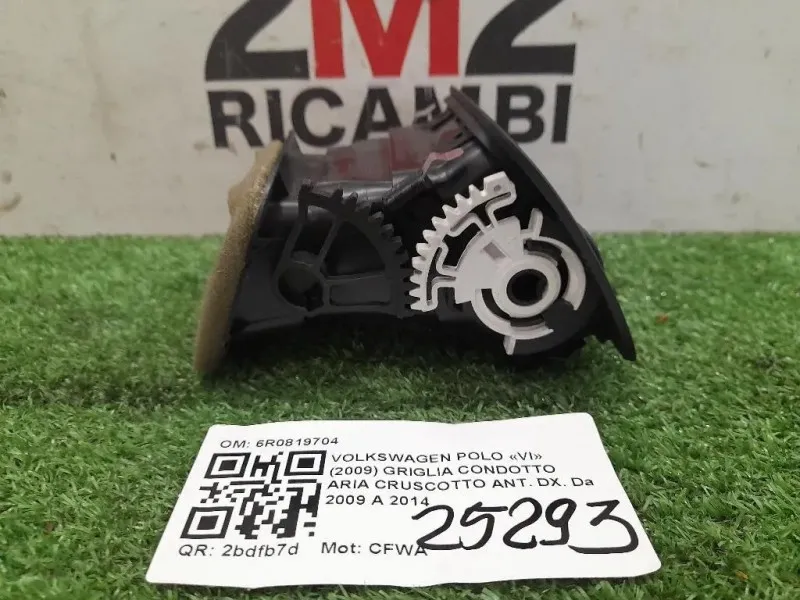 Griglia Condotto ARIA Cruscotto ANT DX 6R0819704 Volkswagen POLO VI 2009