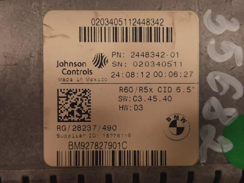 Quadro Strumenti 1962278 Mini Countryman Cooper R60 2010