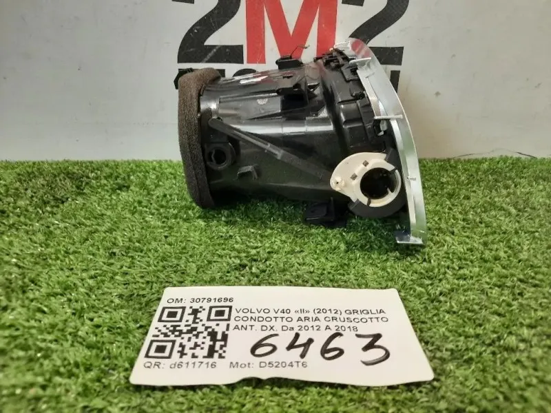 Griglia Condotto ARIA Cruscotto ANT DX 30791696 Volvo V40 II 2012
