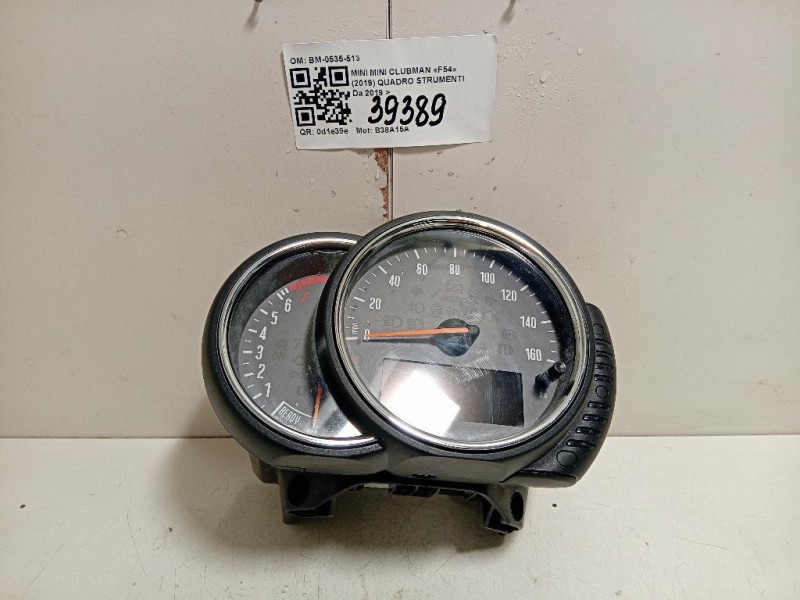 Quadro Strumenti BM-0535-513 Mini MINI Clubman F54 2019