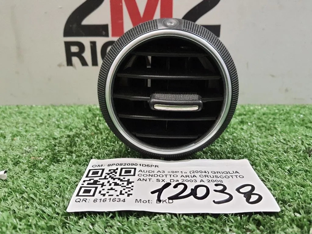 Griglia Condotto ARIA Cruscotto ANT SX 8P0820901D5PR Audi A3 8P1 2004