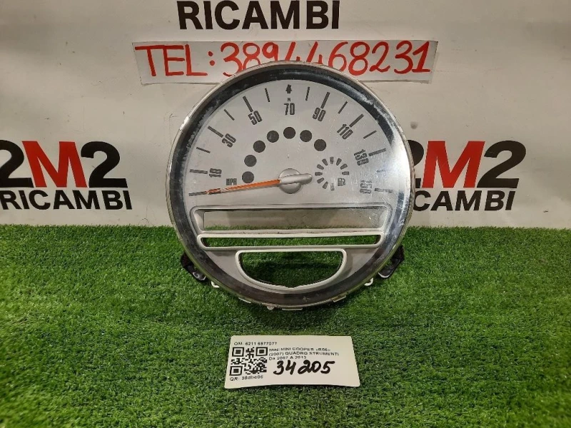Quadro Strumenti 6211 6977077 Mini MINI Cooper R56 2007