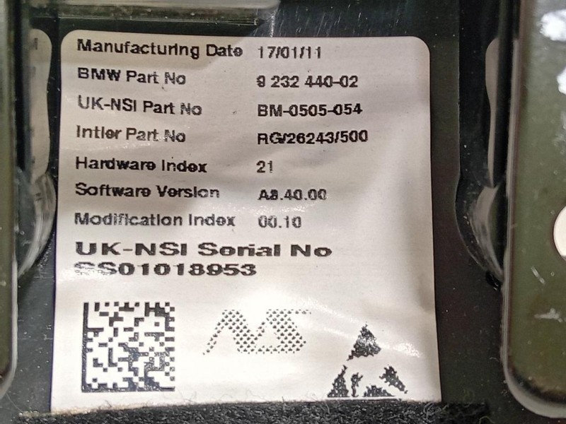 Quadro Strumenti BM-0505-054 Mini MINI Cooper R56 2007