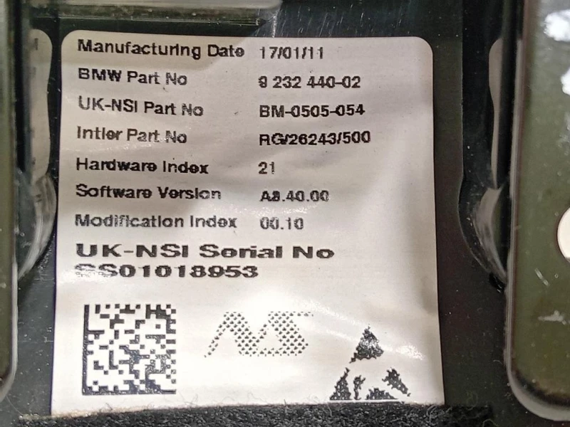 Quadro Strumenti BM-0505-054 Mini MINI Cooper R56 2007